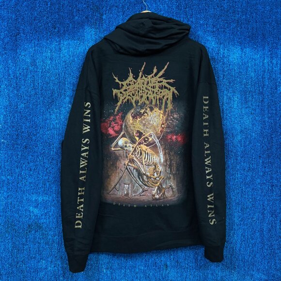 Cattle Decapitation Death Atlas Album Band Zip-Up Hoodie XL - Picture 1 of 4